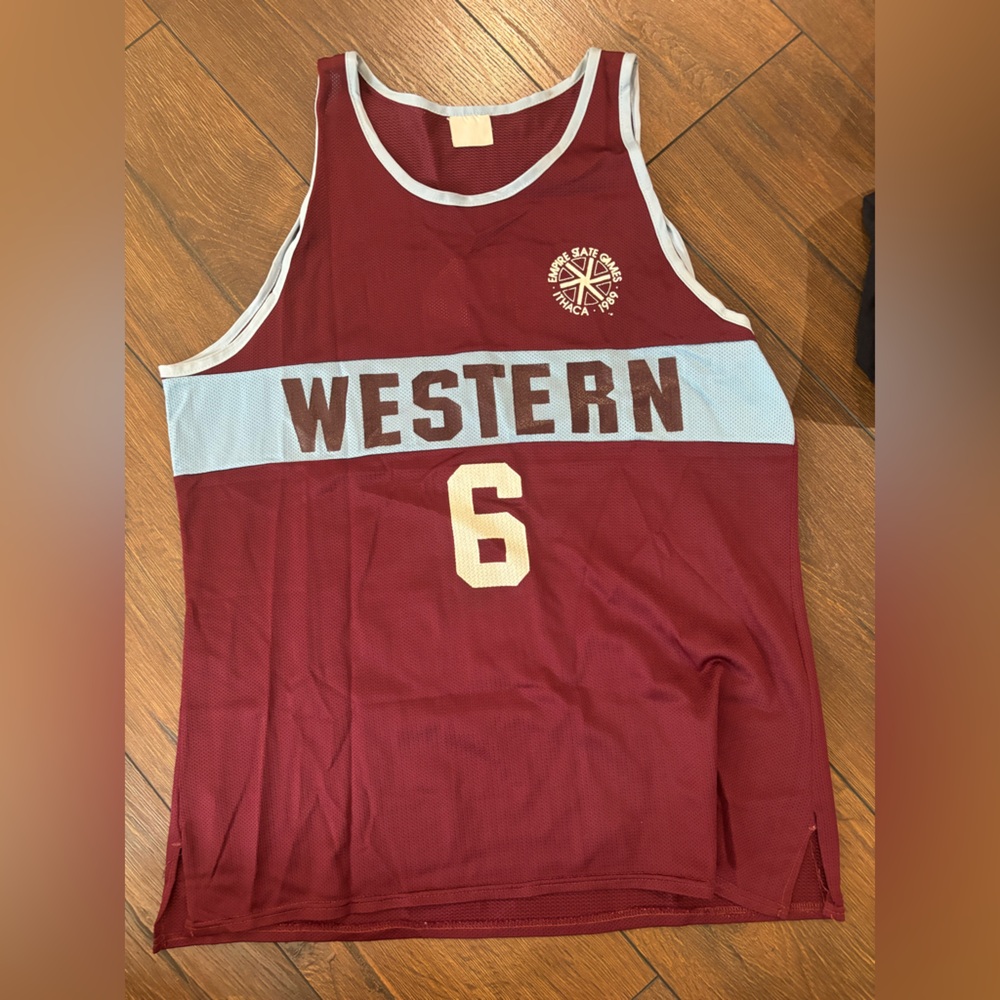 Vintage Basketball Jersey Empire State Games Ithaca 1988